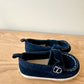 Gap Blue Leather Slip Ons / 6-12m