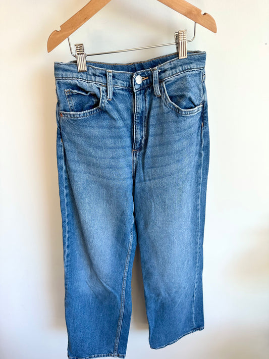H&M Wide Leg Blue Jeans / 11-12 years