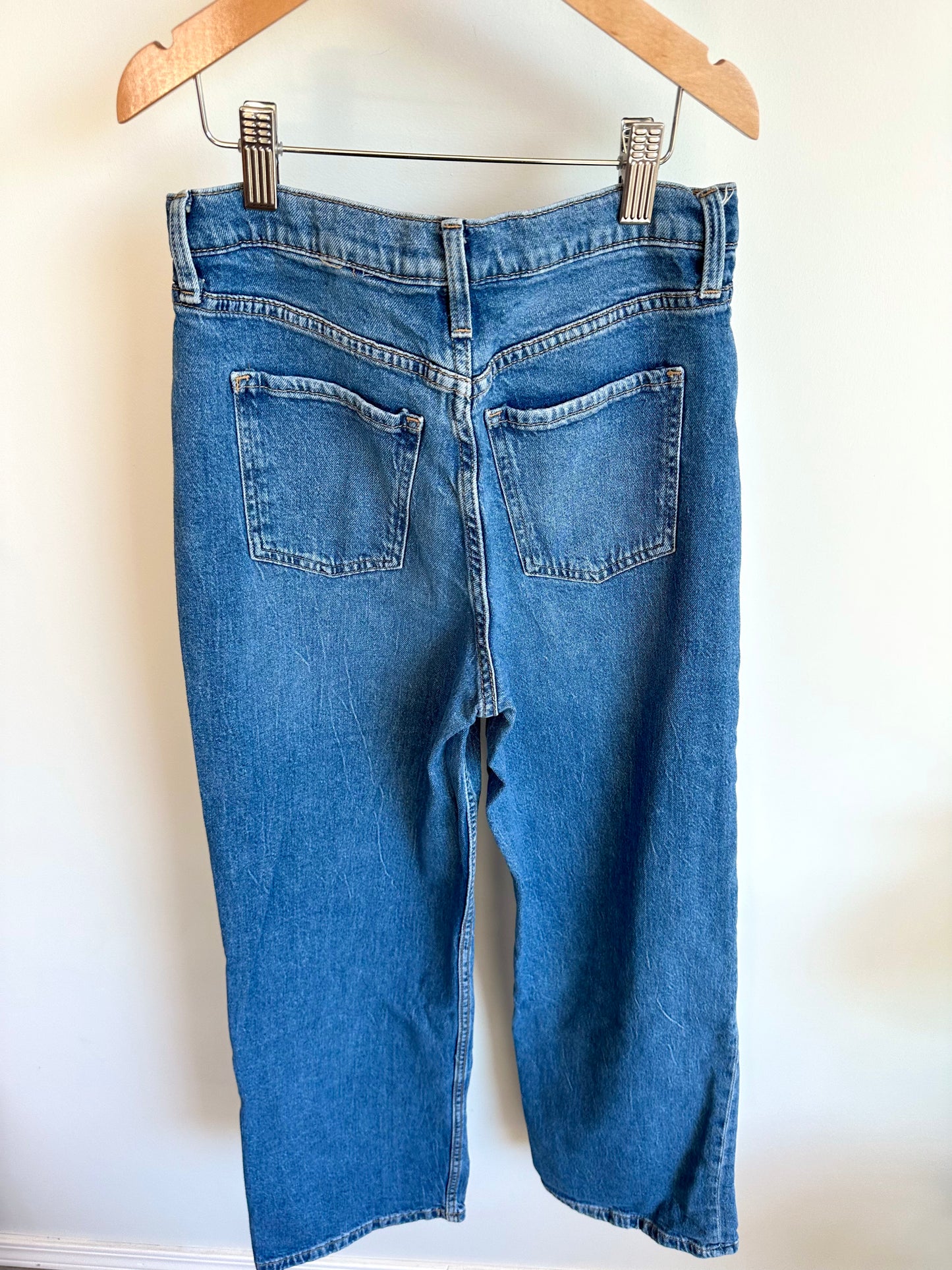 H&M Wide Leg Blue Jeans / 11-12 years