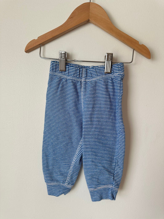 Blue Striped Pants / 9m