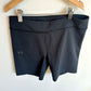 Under Armour Black Fitted Biker Shorts / (YLG) 14-16 years
