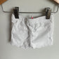 White Eyelet Shorts / 0-3m