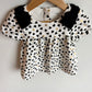 Black + Gold Hearts Top / 18m
