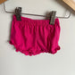 Pink Ruffle Shorts / 3-6m