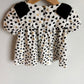 Black + Gold Hearts Top / 18m