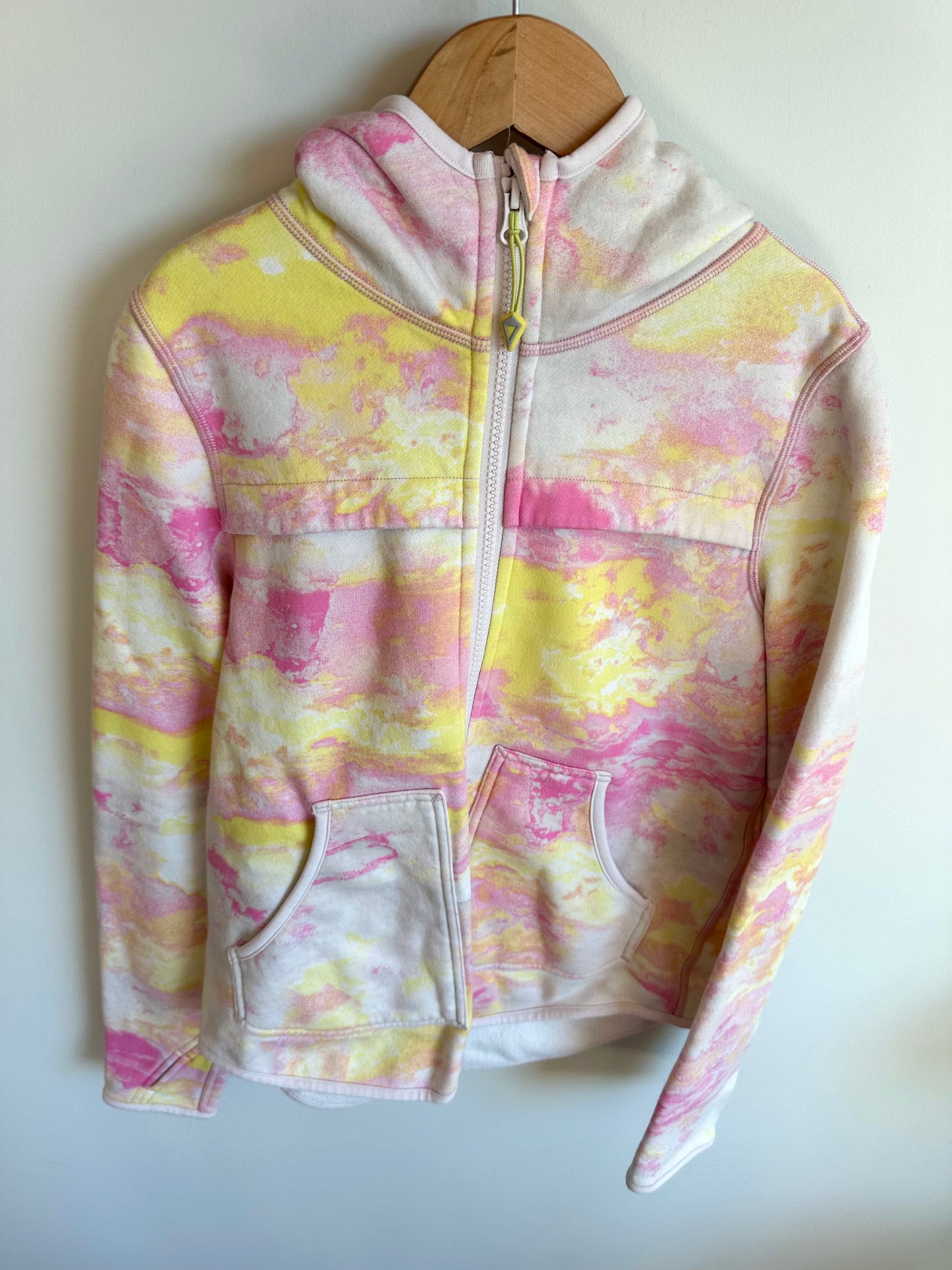 Ivivva by Lululemon Pink + Yellow Hoodie / 12 years