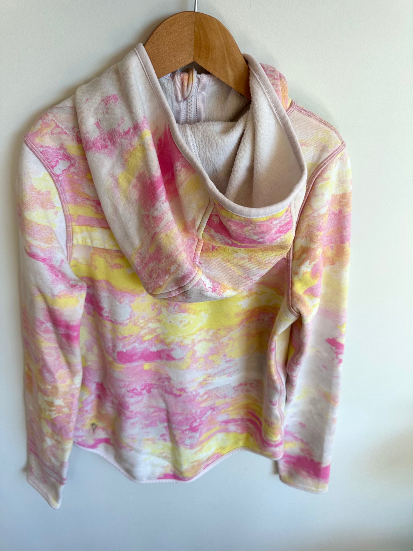 Ivivva by Lululemon Pink + Yellow Hoodie / 12 years