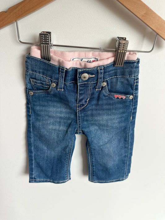 Levi's Heart Embroidered Jeans / 3-6m