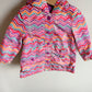 Colored Hood Chevron Jacket / 18m