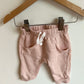 Pink Spotted Pants with Pocket / 3-6m