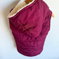 Burgundy Hood Vest / 7 years