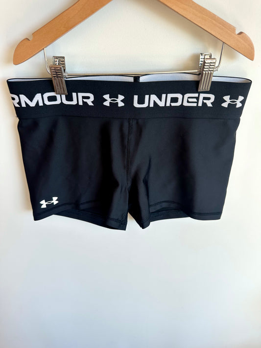 Under Armour Black Shorts with Waistband / (YLG) 14-16 years