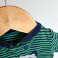 Racoon Green Stripe Sleeper / 0m