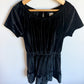 Gap Black Velvet Dress / 6-7 years
