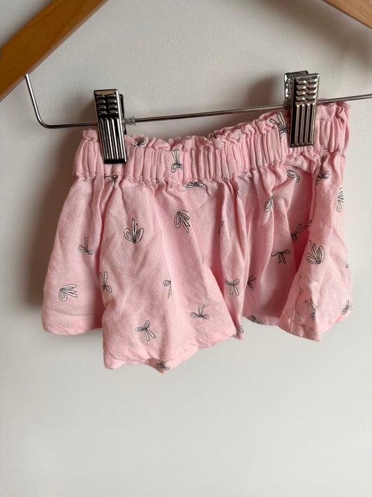 Pink Bow Skirt / 12-18m