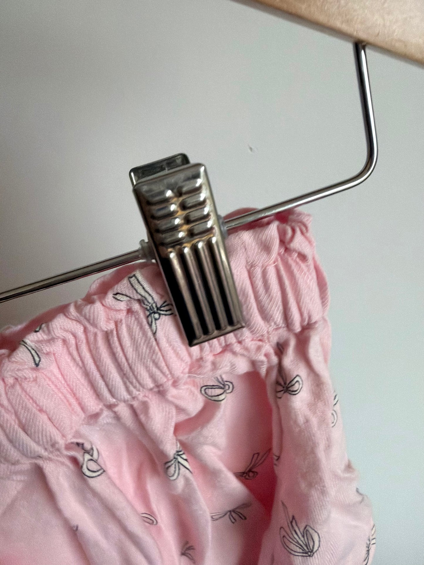 Pink Bow Skirt / 12-18m