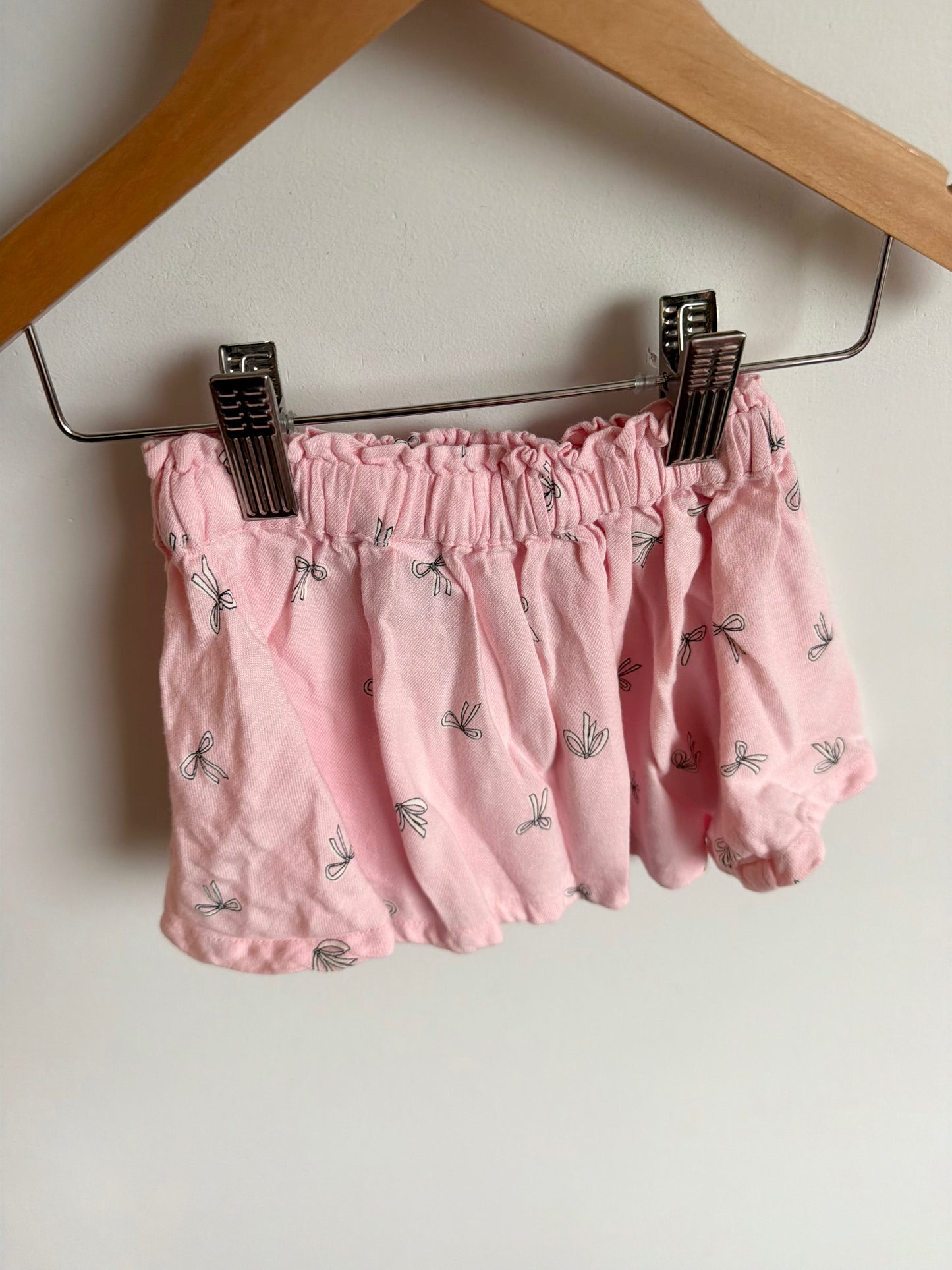Pink Bow Skirt / 12-18m
