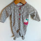 Grey Dotted Dog Sleeper / 6m