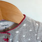 Grey Dotted Dog Sleeper / 6m
