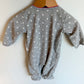 Grey Dotted Dog Sleeper / 6m