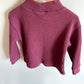 Plum Waffle Knit Long Sleeve / 4T
