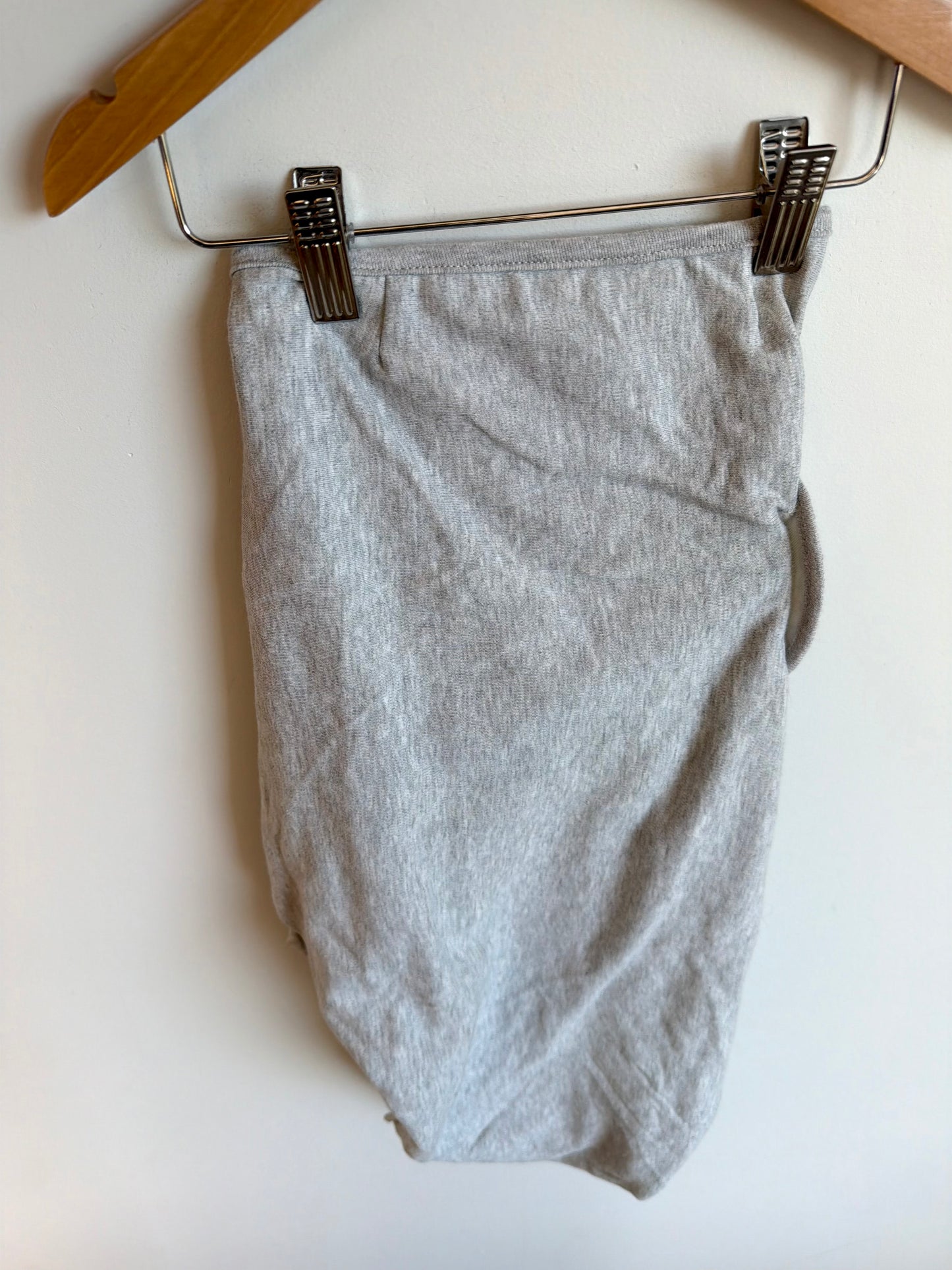 Grey Zipper Sleep Sack / 4-6m