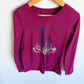 Sparkle Fox Long Sleeve Top / 7 years
