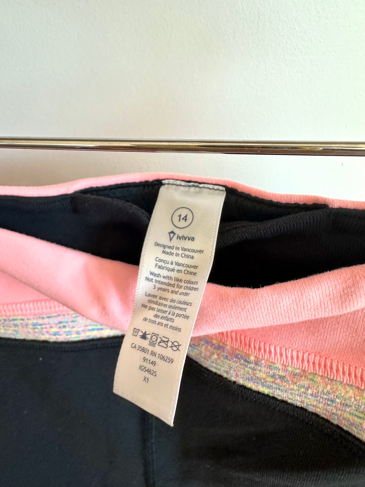 Ivivva by Lululemon Leggings (With Tags) / 14 years