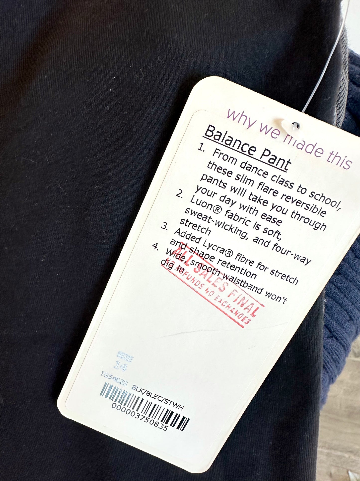 Ivivva by Lululemon Leggings (With Tags) / 14 years