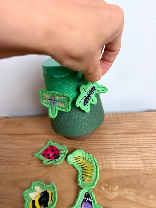 Felt Bug Collector Jar Toy