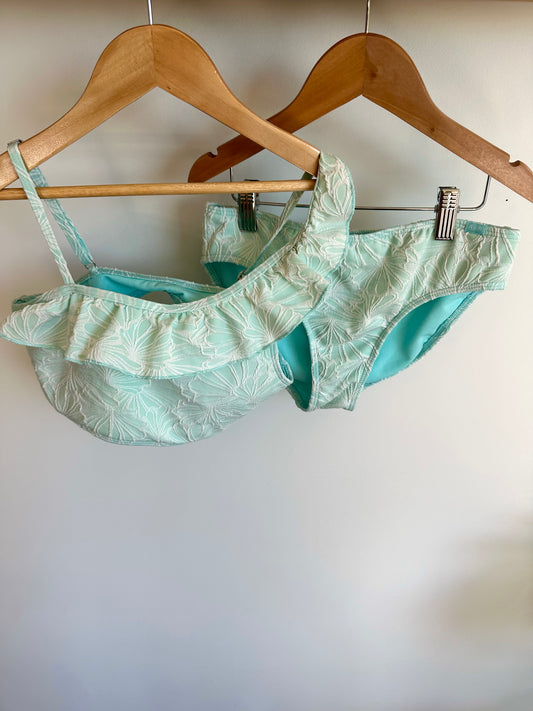 Abercrombie Green Two Piece Swimsuit / 13-14 years