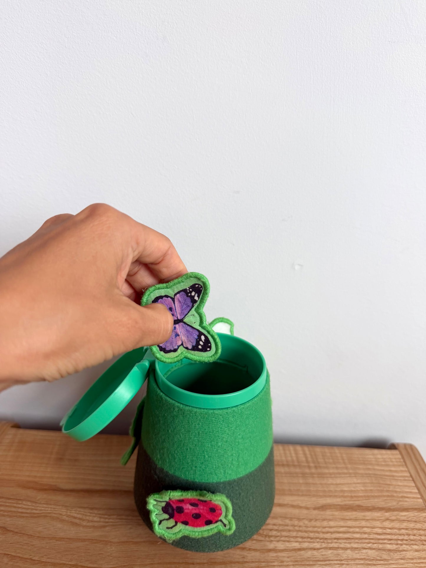 Felt Bug Collector Jar Toy
