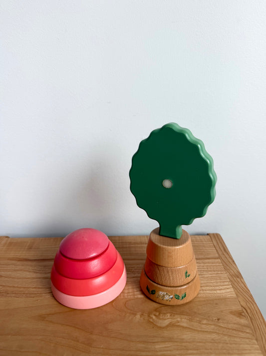 Wooden Magnetic Stacking Toy