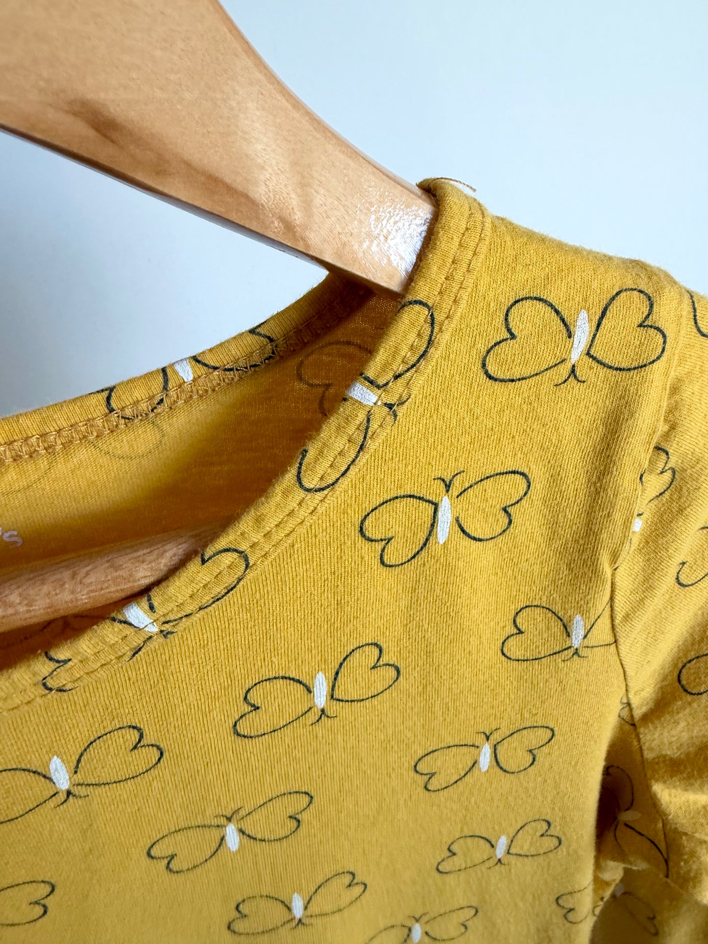 Butterfly Yellow Dress / 8 years