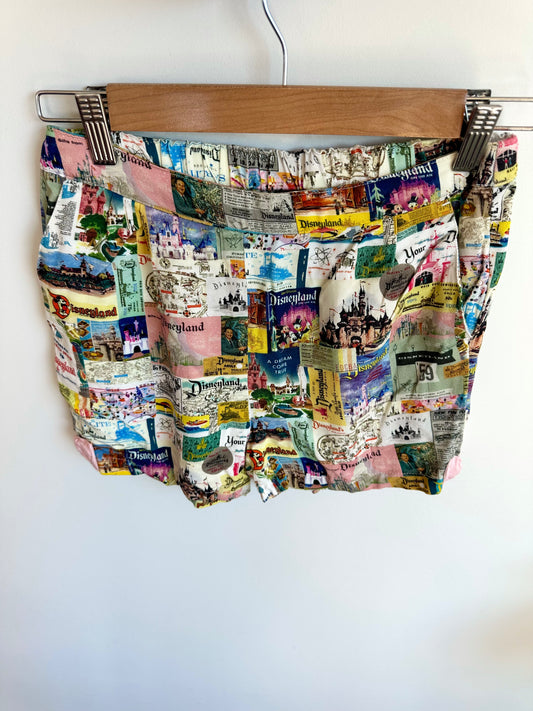 Disney 100 Anniversary Print Shorts / 9-10 years