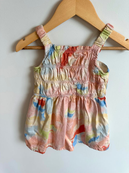 Water Colour Tank Dress / 2T