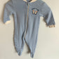 Blue Butterfly Zip Sleeper / 3-6m