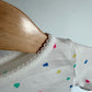 Heart White Cotton Top / 6-12m