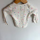 Heart White Cotton Top / 6-12m