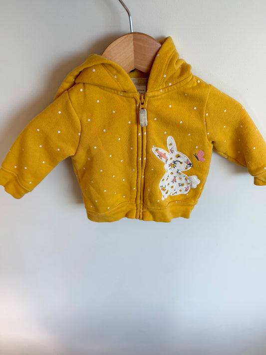Yellow Rabbit Hoodie / 3m