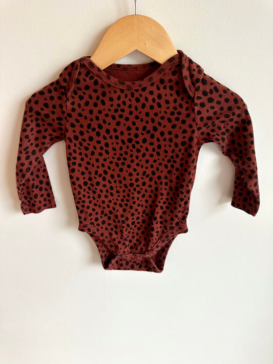 Copper Spotted Bodysuit / 6-12m