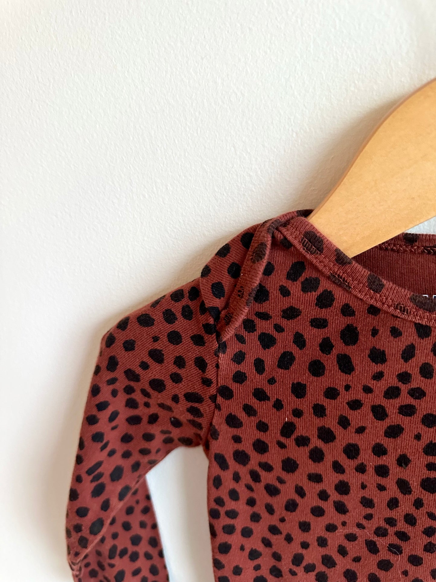 Copper Spotted Bodysuit / 6-12m