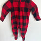Fleece Buffalo Plaid Sleeper / 3-6m