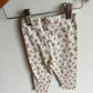 Cream Floral Leggings / 12m