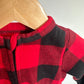 Fleece Buffalo Plaid Sleeper / 3-6m