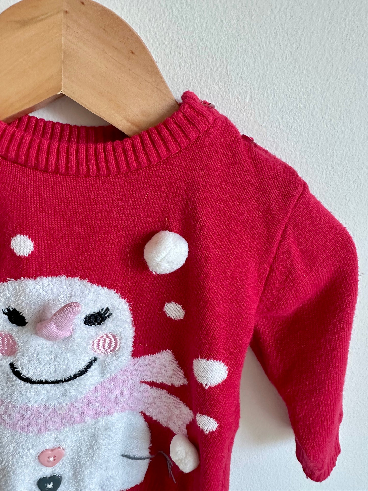 Snowman Sweater / 3-6m