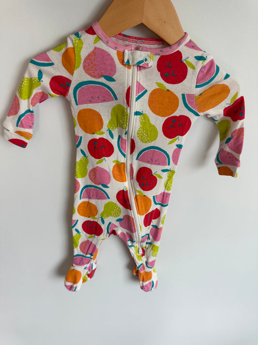 Fruit Zip Sleeper / 3-6m