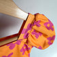 Floral Billowy Sleeves Swim Suit / 12-18m