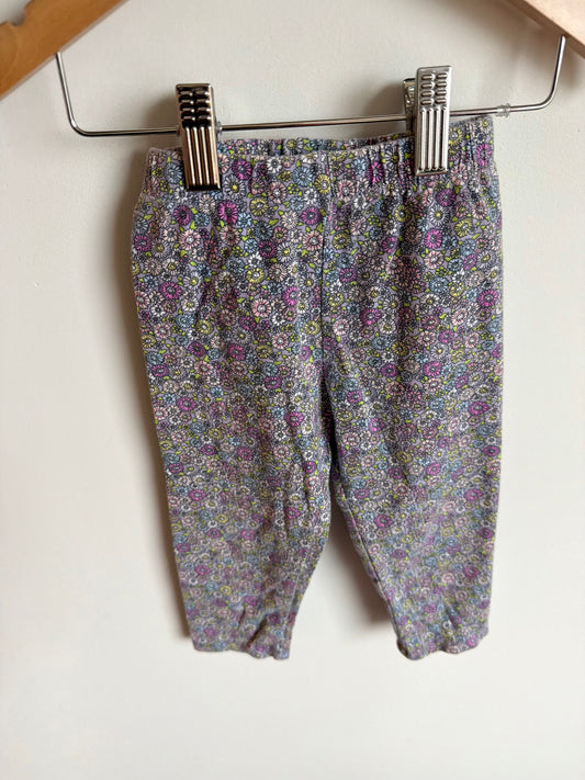 Purple Cluster Floral Pants / 18-24m