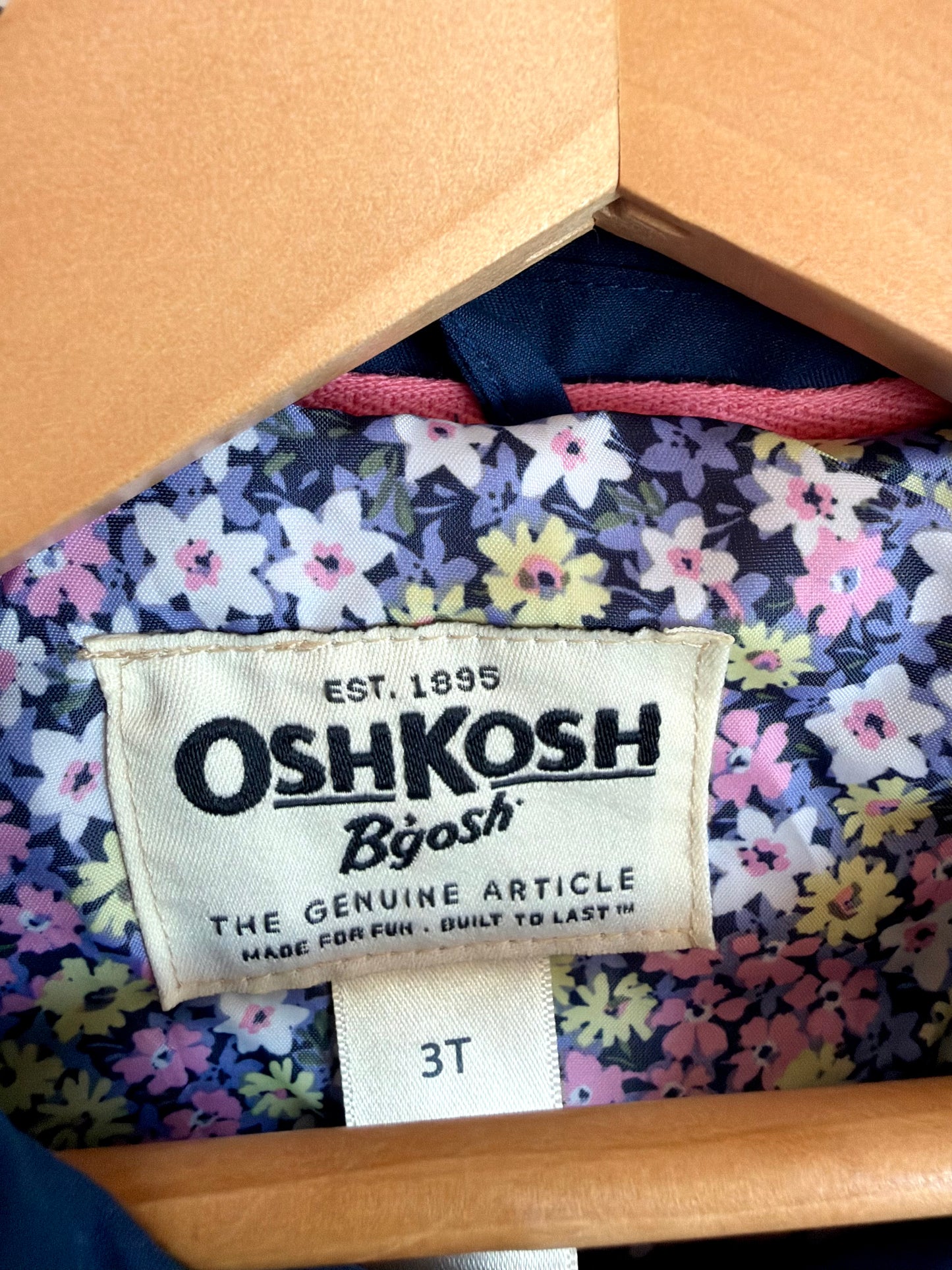 Trench Indigo Coat (With tags) / 3T